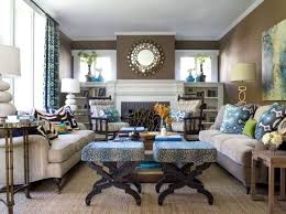 5 On Friday Green And Blue Living Room Decor Worthing Court Brown And Blue Living Room Brown Living Room Narrow Living Room