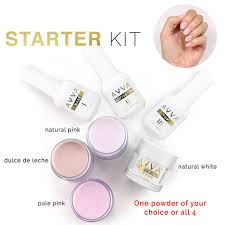 Avva Diy Dip Powder Starter Kit Avva Nails Ghdip brand of fast drying dip powder nail kit g641, including clear powder, pink and white colors for french nails, easy to use for the dip nail system is quick air dry, there is no need of uv/led light to cure.