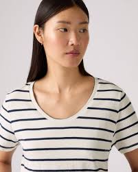 Bridget Cotton Linen Short Sleeve T-shirt