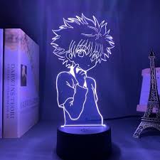 Killua Zoldyck Led Anime Lamp Hunter X Hunter Otaku Lamps In 2020 Anime Decor Led Color Changing Lights Hunter X Hunter