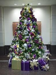 Limited time sale easy return. How To Decorate Christmas Tree Purple Christmas Tree Decorations Purple Christmas Tree Elegant Christmas Trees