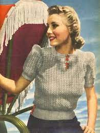 During the second world war, women on the many knitting patterns were given away free, while wool was also sent to schools so that children. 54 1940s Knitwear Ideas In 2021 Knitwear 1940s Fashion 1940s