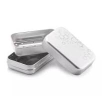 Custom Metal Soap Holder Travel Box Rectangle Aluminum Soap Tin Box with Drainer