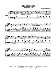 Hey Soul Sister Train Piano Sheet Music Sheet Music Piano Sheet Music Violin Music