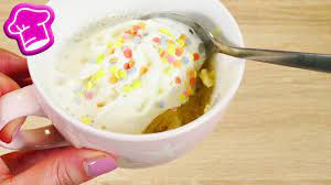 Einfacher Tassenkuchen Mit Zitrone Sahne Super Lecker Schnell Selber Machen Mikrowelle Cake Youtube