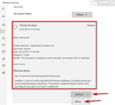 Windows defender isn't listed in control panel's uninstallers. How To Manage Windows Defender Antivirus Found Threats Majorgeeks