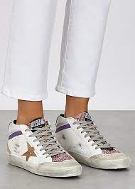 Bling shoes shoes heels boots shoes sneakers shoe makeover baskets dream shoes ootd custom shoes sneakers fashion. Golden Goose Deluxe Brand Mid Star White Distressed Leather Sneakers Harvey Nichols