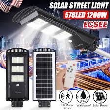 Solar street light project report. Novashion 1200w Solar Street Lights Outdoor Lamp 576 Leds 7800k With Remote Control Light Control Dusk To Dawn Security Led Flood Light For Yard Garden Street Basketball Court Ip65 Walmart Com