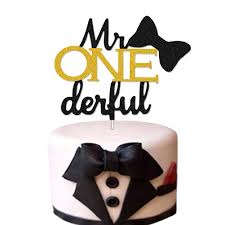 You can mix it up with a little of everything or pick your favorite and go all out with it. Mr Onederful Cake Topper Glittery Little Man 1st Birthday Cake Decor Bow Tie Moustache Top Hat Mr Wonderful Themed Baby Boy First Birthday Baby Shower Party Cake Decoration Supplies Amazon In Grocery Gourmet Foods
