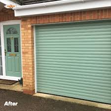 Roller Garage Door With Security Upgrade In 2020 Garage Doors Roller Doors Doors