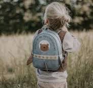 Rucksack für Kinder aus veganem Kunstleder - Rakete 🚀