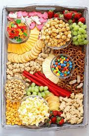 Movie Night Snack Board Simply Made Recipes Recipe Sleepover Food Party Food Platters Food Platters
