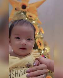 Happy 4 months old baby hailee lucca 😍🫶 Time flies so fast, seems like it  just a few months back and now you are 4 months old. 🙏❤️ "By admin"