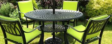 Contemporary outdoor metal garden dining sets for patios and gardens, offering a great combination of modern, stylish design and practical, low. Cast Aluminium Garden Furniture Free Fast Delivery