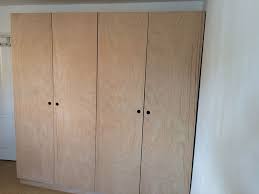 I was considering using 3/4 mdf but so i then thought about the use of 3/4 plywood (pine spruce or whatever is cheapest paint grade). Portfolio The Knighton Joinery Plywood Wardrobe Wardrobe Doors Bedroom Cupboards