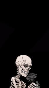 Simple Skeleton Background Black Skulls Wallpaper Skeleton Artwork Skull Wallpaper In 2021 Black Skulls Wallpaper Skeleton Artwork Cute Black Wallpaper