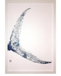 Blue and teal wood fish wall decor 14.5 inches hand carved. Tuna Tail Blue Fish Framed Wall Art