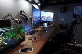 A Non Gamer Software Engineer S Battlestation Computer Desk Design Diy Computer Desk Computer Desk Setup