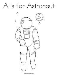You can use our amazing online tool to color and edit the following astronaut coloring pages. A Is For Astronaut Coloring Page Twisty Noodle