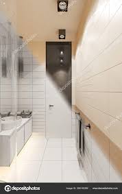 3d Render Interior Design Of The Bathroom With A Corner Shower Stock Image In 2020 Interior Rendering Corner Shower Interior