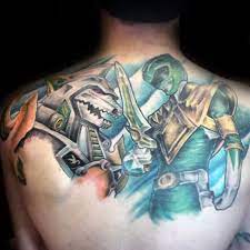 Power rangers ninja steel tattoos, party favor. 50 Power Rangers Tattoo Designs Fur Manner Superpower Ink Ideen Mann Stil Tattoo Power Rangers Tattoo Designs Ink