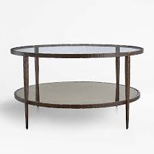Functional, yet clean and not obtrusive. Glass Coffee Tables Crate And Barrel
