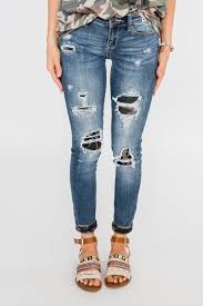 Judy Blue Jeans Camo Patch The Pulse Boutique