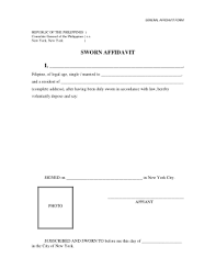 218 affidavit form templates are collected for any of your needs. Sworn Affidavit Template