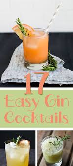 17 Delicious Ways To Drink More Gin Gin Tonic Cocktails Easy Gin Cocktails Gin Cocktails