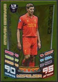 New retail site just launched & items being added daily!! Sports Trading Cards Match Attax Attack Euro 2012 Steven Gerrard Limited Edition Card Football Cards