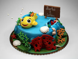 Share the best gifs now >>>. Birthday Cakes Cakes Children Cake With Fish