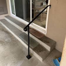 Make certain that the posts are tightly in place within the. 3 Three Foot Stair Railing Handrail Standard Flatbar Top Etsy Outdoor Stair Railing Handrail Outdoor Handrail