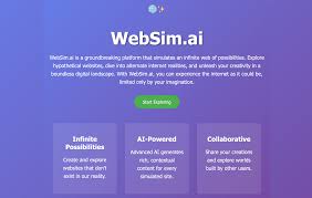 Screenshot of Websim