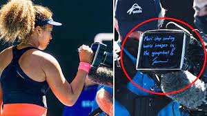 In the us, australian open coverage comes courtesy of espn and the tennis channel, which also has rights to the tournament but will only be showing it on linear tv. Australian Open 2021 Naomi Osaka Explains Weird Message