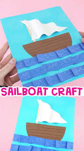 Easy Paper Boat Craft For Kids Fun Summer Craft Idea With Template Boat Crafts Fun Summer Crafts Sailboat Craft