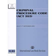 En.wikipedia.org/wiki/criminal_procedure criminal procedure refers to the adjudication process of the criminal law. Criminal Procedure Code Act 593 As At 1st September 2020 Shopee Malaysia