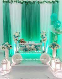 Serba serbi warna racun warni. Pakej Pelamin Mini Pelamin Buaian Berendoi Gubahan Hantaran Buaian Berendoi Hijau Turquoise Putih