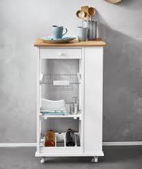 Lidl S New Kitchen Cart Has A Built In Wine Rack And It S Only 50 Real Simple Built In Wine Rack Kitchen Cart Farmhouse Sink Kitchen