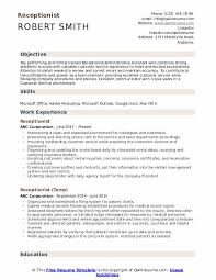 See professional examples for any position or industry. Receptionist Resume Samples Qwikresume
