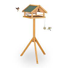 Vogelvilla nistkasten vogelhaus liebesnest brief. Relaxdays Vogelhaus Vogelfutterhaus Mit Stander Otto