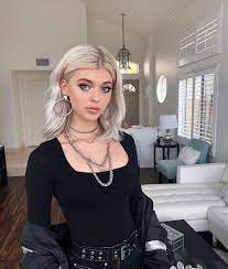 Lace Front Wig Short Bob Grey Wig Loren Gray Short Grey Hair