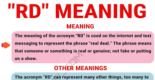 Since 2018, magic r&d is incorporated in studio x. Rd Meaning What Does Rd Stand For With Useful Examples 7esl