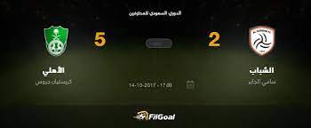 شاهد البث المباشر لمباراة الأهلي ضد الشباب في الجولة الخامسة من دوري كأس الأمير محمد بن سلمان للمحترفين. Filgoal Ù†ØªÙŠØ¬Ø© Ù…Ø¨Ø§Ø±Ø§Ø© ÙØ±ÙŠÙ‚ÙŠ Ø§Ù„Ø´Ø¨Ø§Ø¨ Ùˆ Ø§Ù„Ø£Ù‡Ù„ÙŠ ÙÙŠ Ø¨Ø·ÙˆÙ„Ø© Ø§Ù„Ø¯ÙˆØ±ÙŠ Ø§Ù„Ø³Ø¹ÙˆØ¯ÙŠ Ù„Ù„Ù…Ø­ØªØ±ÙÙŠÙ† Ø§Ù„Ø§Ø³Ø¨ÙˆØ¹ 6