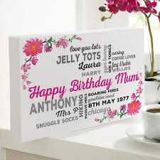 Personalised mary poppins 50th birthday gift. Personalized Gifts For Birthdays Word Art Prints Canvases