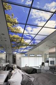 How To Create Luxury By Designing Glass Ceiling In Your House With Images Ceiling Design Fake Window Glass Ceiling