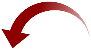 Curved Red Down Arrow Icons PNG - Free PNG and Icons Downloads