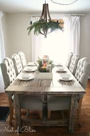 Christmas Farmhouse Tour Nest Of Bliss Farmhouse Chic Kitchen Table Farmhouse Chic Kitchen Kitchen Table Chairs