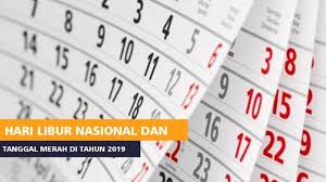 Tahun baru 2019 masehi jatuh di hari selasa, kamu bisa mengambil jatah cuti untuk hari senin biar liburan lebih panjang. Kalender 2019 Tanggal Merah Dan Hari Libur Nasional Di Tahun 2019 Tribun Sumsel