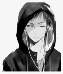 Oftentimes, white haired anime boy are great in terms of look, personality, and overall charisma. Graphic Library Anime Boy Png Anime Boy Black And White Hoodie Png Image Transparent Png Free Download On Seekpng