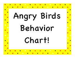 Angry Birds Behavior Chart